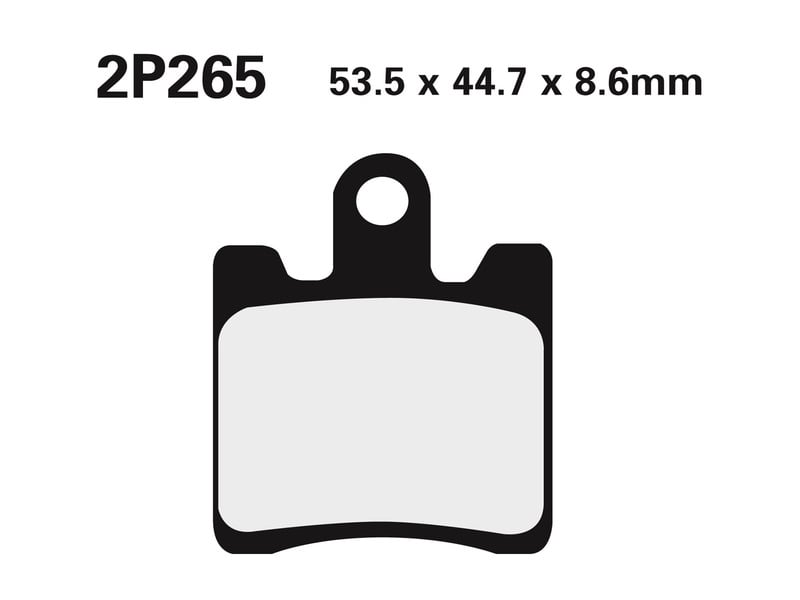 Obrázek produktu Polometalické brzdové destičky NISSIN Street - 2P-265NS 2P-265NS