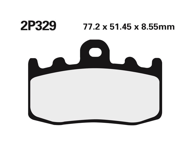 Obrázek produktu Brzdové destičky NISSIN Street /Off-Road Sintered Metal - 2P-329ST 2P-329ST