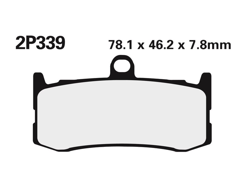 Obrázek produktu Brzdové destičky NISSIN Street /Off-Road Sintered Metal - 2P-339ST 2P-339ST