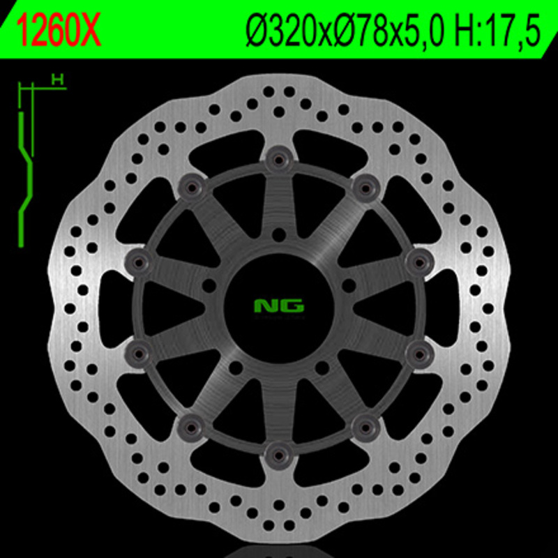 Obrázek produktu NG BRAKES Petal Floating - 1260XG 1260XG