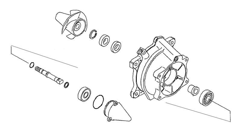 Obrázek produktu WSM Kawasaki 1100 Ultra 130 Sada na opravu turbíny 003-606