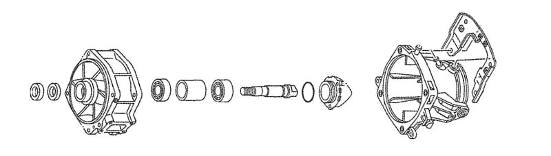 Obrázek produktu Sada na opravu turbíny WSM Yamaha VX 1100 003-626