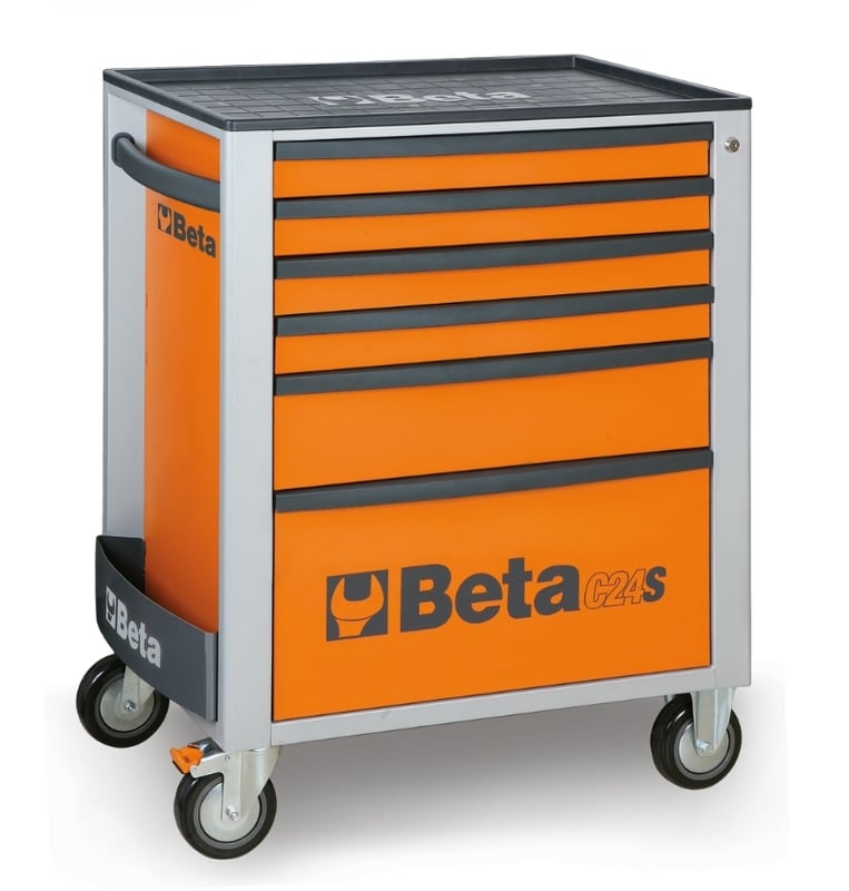Obrázek produktu BETA Mobilní válečková kabina se šesti zásuvkami oranžová 024002061