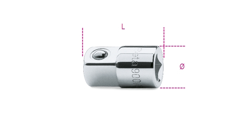 Obrázek produktu Adaptér BETA 1/4'' samice a 3/8'' samec 009000814