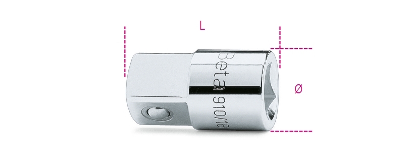 Obrázek produktu Adaptér BETA 3/8'' samice a 1/2'' samec 009100814