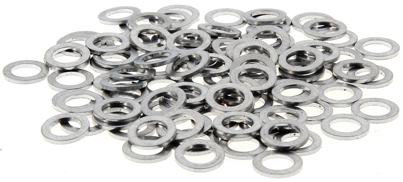 Obrázek produktu BIHR Hliníkové podložky 6x10x1mm 100 kusů R060100BA/100