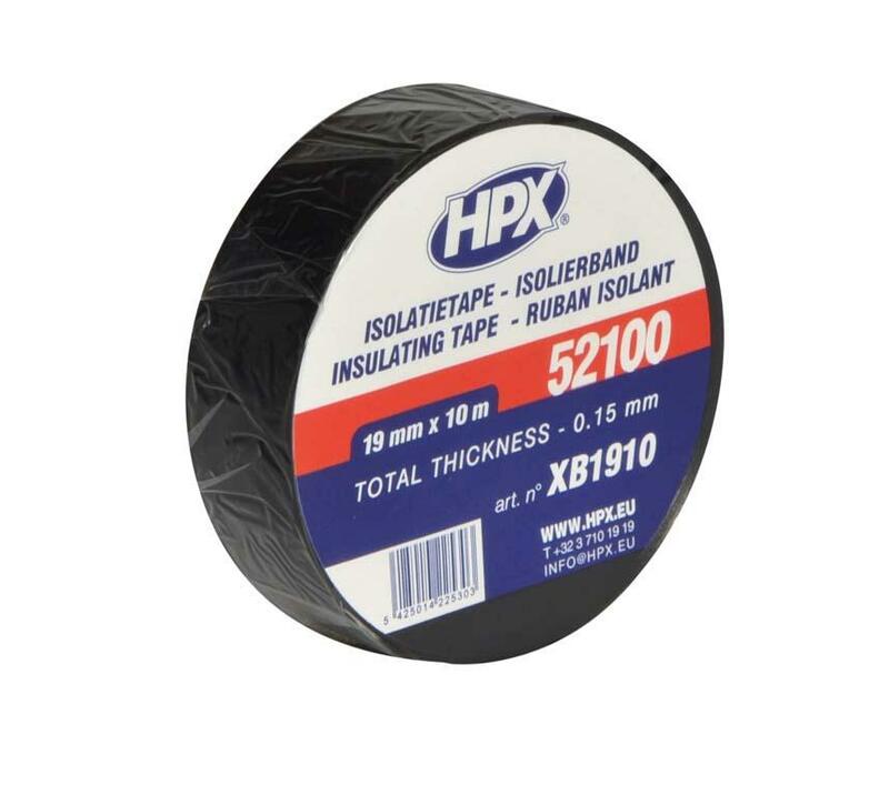 Obrázek produktu Izolační páska HPX černá 19 mm x 10 m IB1910