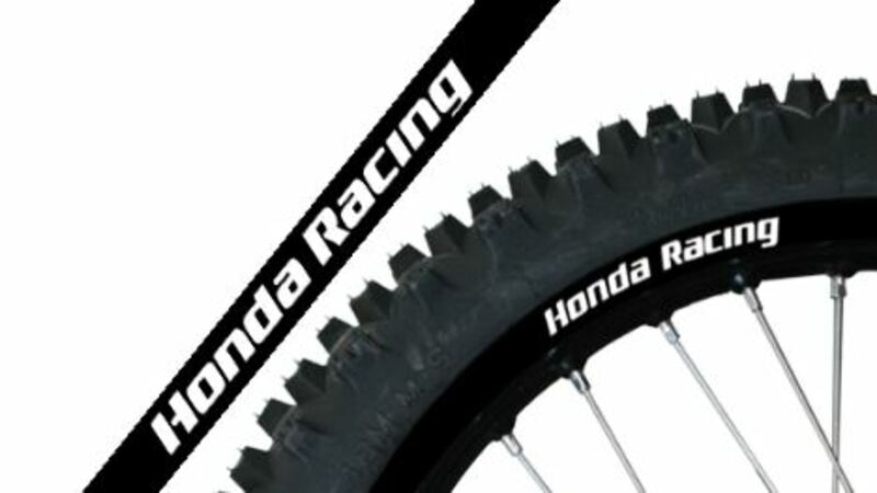 Obrázek produktu BLACKBIRD Replica Honda Racing Wheel Grafické samolepky Black Universal 5068R/20