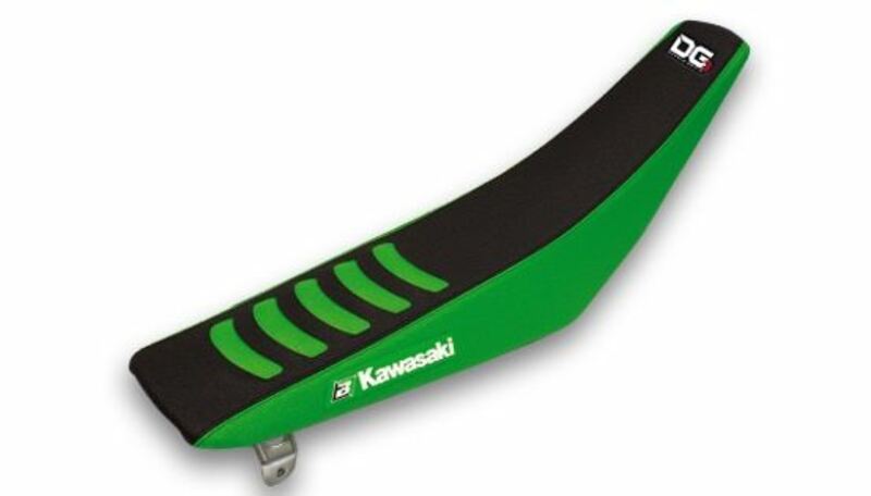 Obrázek produktu BLACKBIRD Double Grip 3 Black/Green Potah sedadla Kawasaki KX250F KX450F 1430H