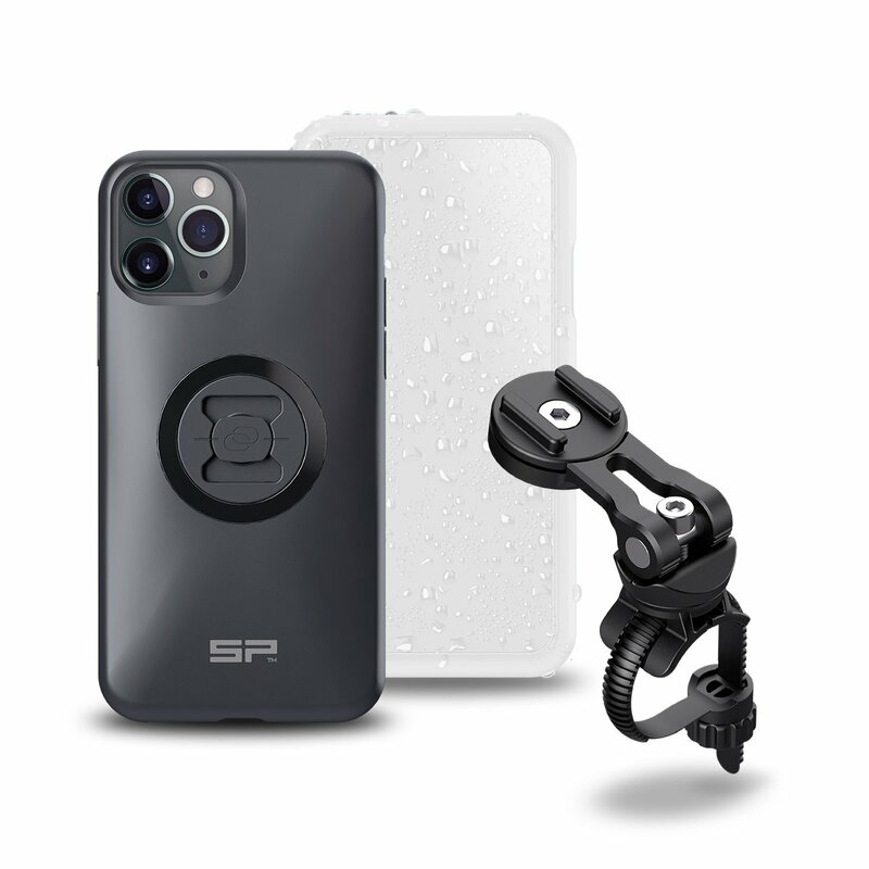 Obrázek produktu SP-CONNECT Bike Bundle II upevněný na řídítkách nebo představci iPhone 11 Pro 54422