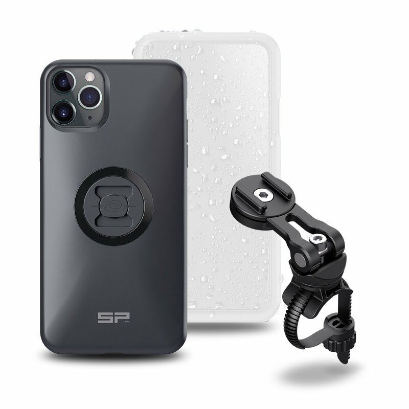 Obrázek produktu SP-CONNECT Bike Bundle II upevněný na řídítkách nebo představci iPhone 11 Pro Max 54423