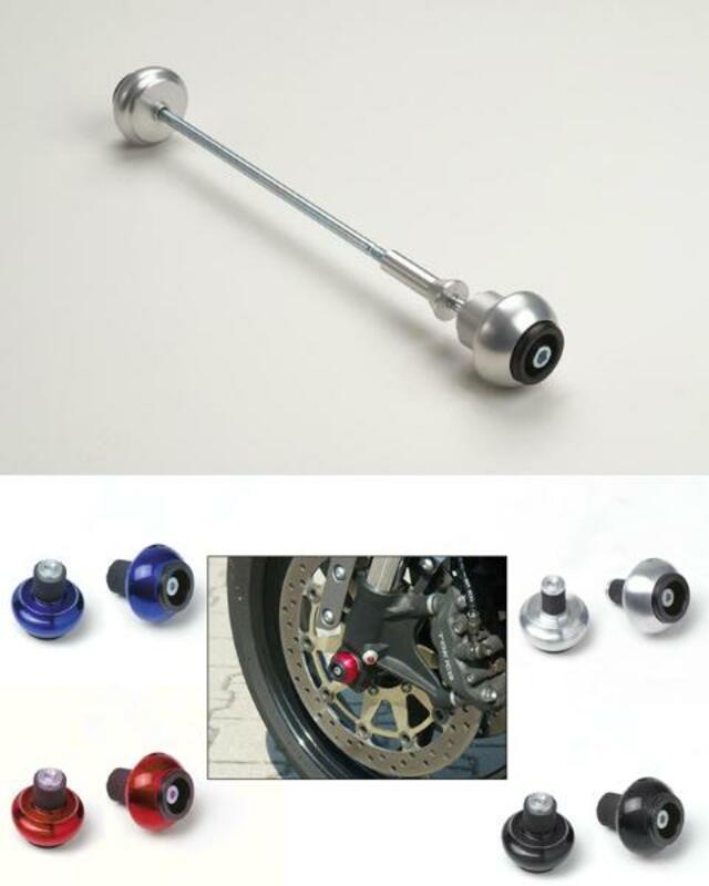 Obrázek produktu CRASH BALL KIT HONDA ZADNÍ CBR900RR 2003, CBR1000RR 04-07, CBR600RR 07-11 ČERNÝ 556H103SW