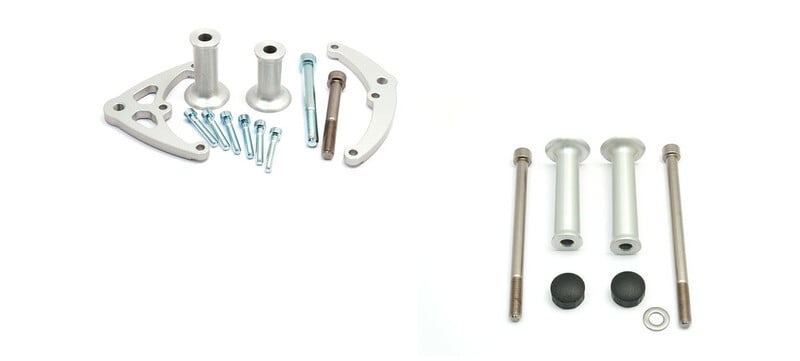 Obrázek produktu LSL Crash-Pads Mounting Kit alu Kawasaki Z650 550K155SW