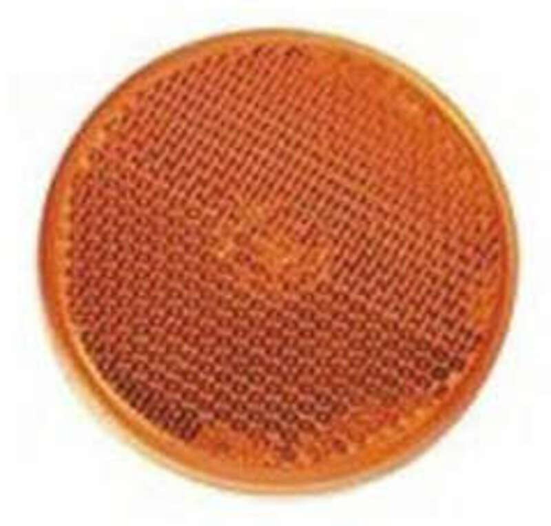 Obrázek produktu V PARTS Ø55mm kulatá odrazka oranžová - s páskou 11752