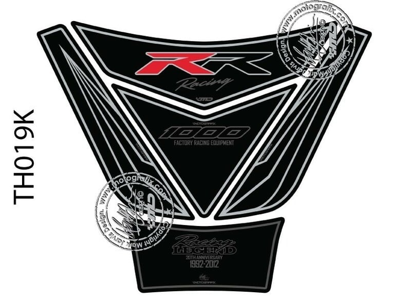 Obrázek produktu MOTOGRAFIX Podložka pod nádrž 5ks černá Honda CBR1000RR TH019K