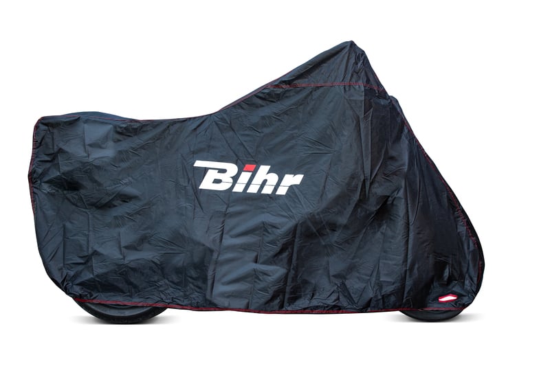 Obrázek produktu BIHR H2O Outdoorový ochranný kryt s vysokým displejem vhodný černý Velikost XL HS3-XL