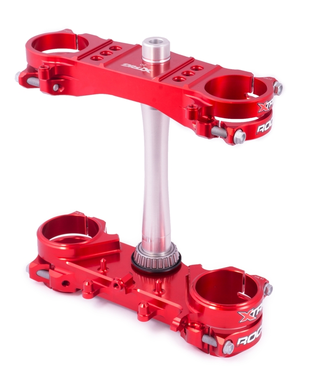 Obrázek produktu XTRIG ROCS Tech Trojitá svorka Offset 22mm Červená Honda CRF 40101011
