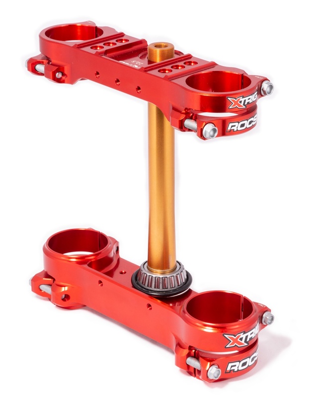 Obrázek produktu XTRIG ROCS Tech Triple Clamp Red 22,5mm offset 40803001