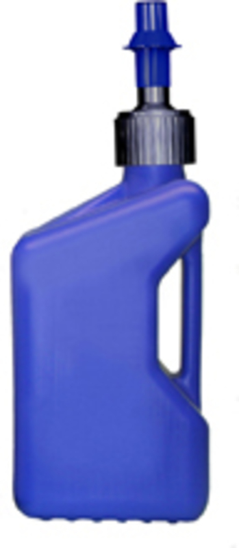 Obrázek produktu Kanystr na pohonné hmoty TUFF JUG s uzávěrem Ripper 10 l průsvitný modrý/modrý uzávěr BURB10