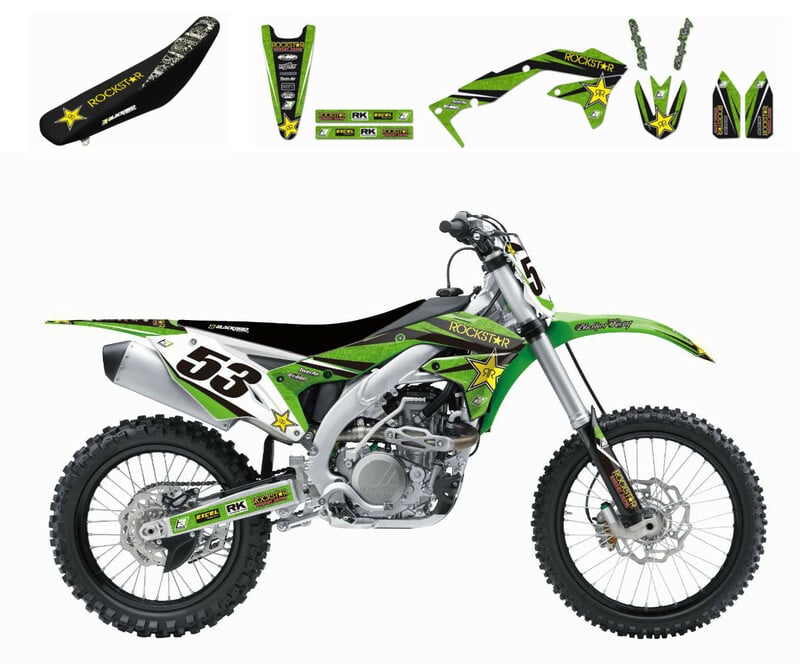 Obrázek produktu BLACKBIRD Rockstar Energy Kompletní grafická sada Kawasaki KX450F 8420L