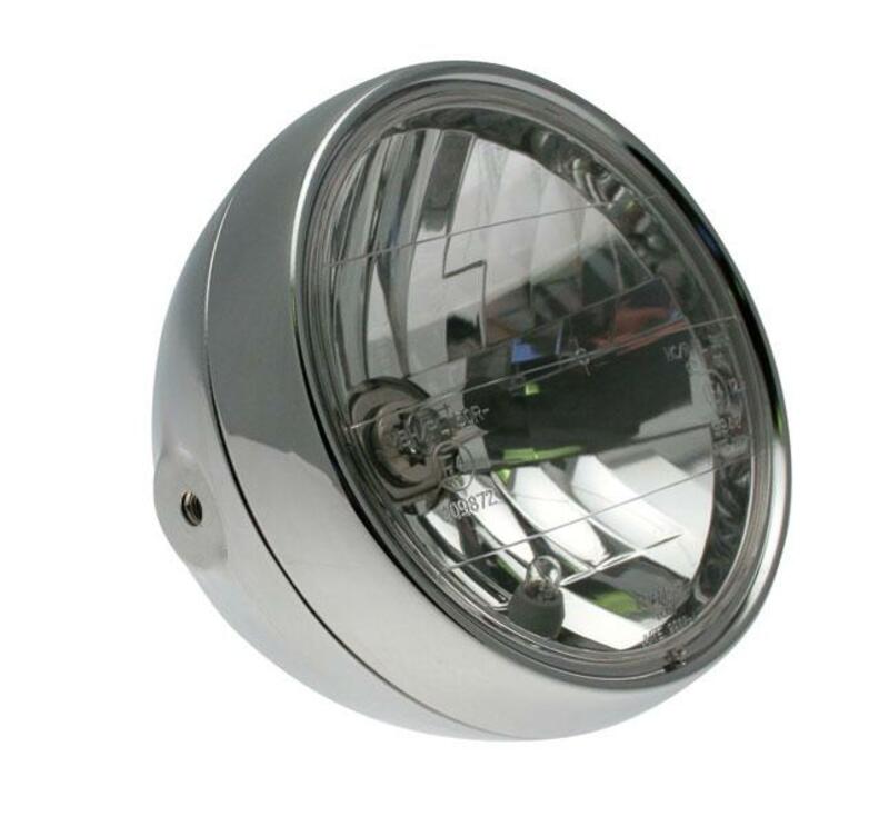 Obrázek produktu BIHR Classic světlomet chromovaný Ø180x160mm univerzální KED9E