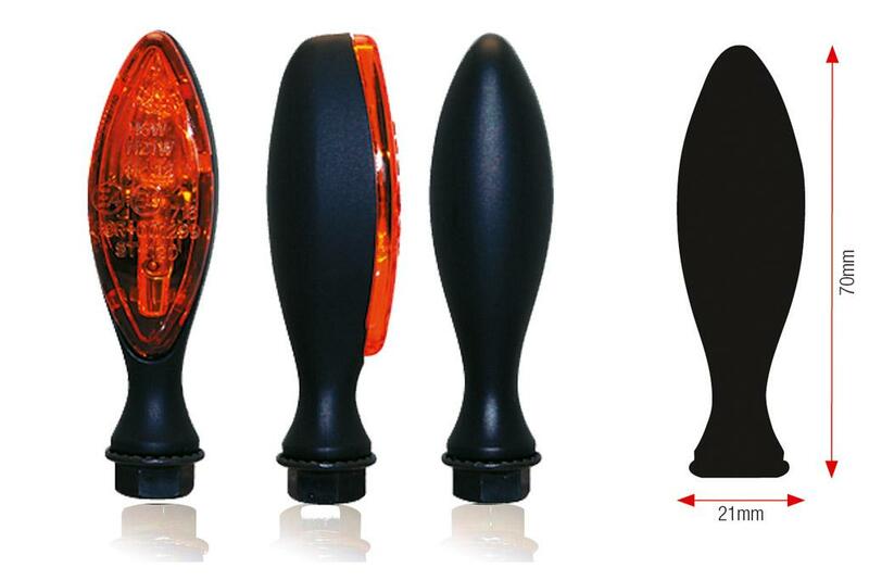 Obrázek produktu Indikátory BIHR Elise Black Metal Universal 02-130BKE