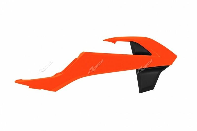 Obrázek produktu RACETECH Kryty chladiče OEM Color (2016) Orange/Black KTM R-CVKTMARNR16