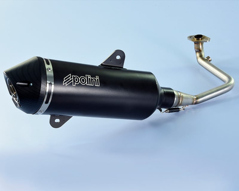Obrázek produktu Kompletní výfukový systém POLINI Maxi-Scooter - černý hliník SYM 190.0075