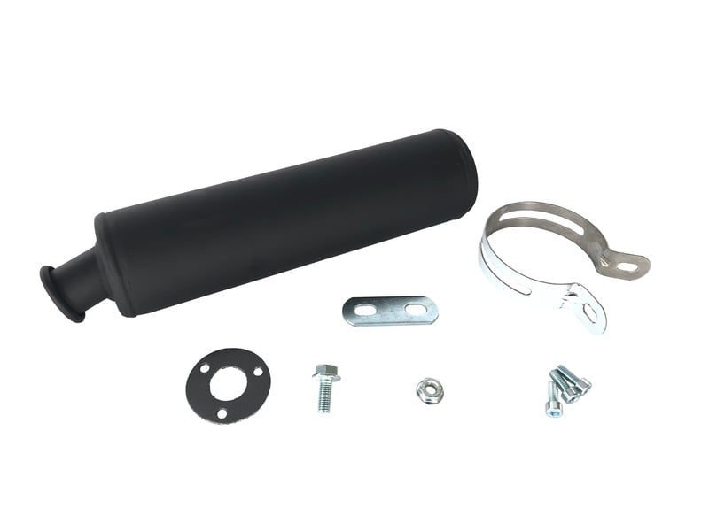 Obrázek produktu TECNIUM Tlumič výfuku Steel Black Derbi/Gilera/Aprilia 0027249