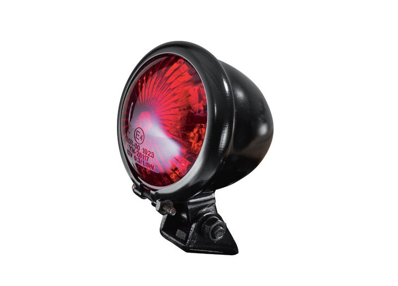 Obrázek produktu Bihr Egg červené LED pouliční legální černé vintage zadní světlo 6FC99R091B