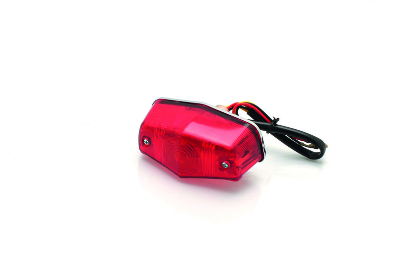 Obrázek produktu Chromované zadní světlo Bihr Mini-Lucas P21 s homologací CE - 5W/12V 7A999R0S2B