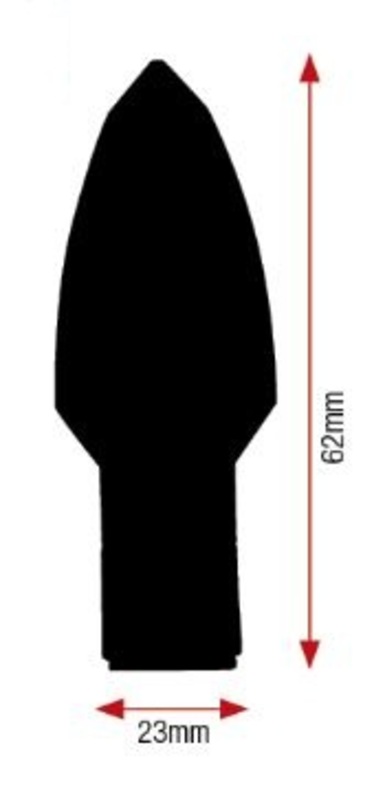Obrázek produktu V PARTS Oštěpové LED indikátory černé univerzální 6PB99T091B