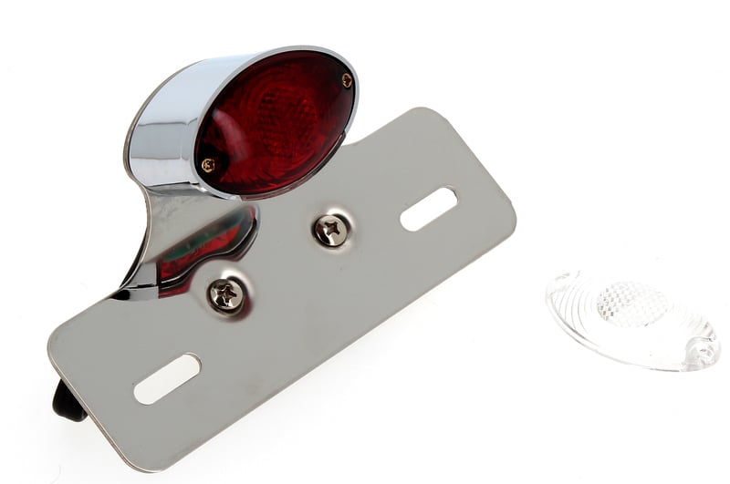 Obrázek produktu V PARTS Zadní světlo s držákem SPZ chrom univerzální 034-1-CR