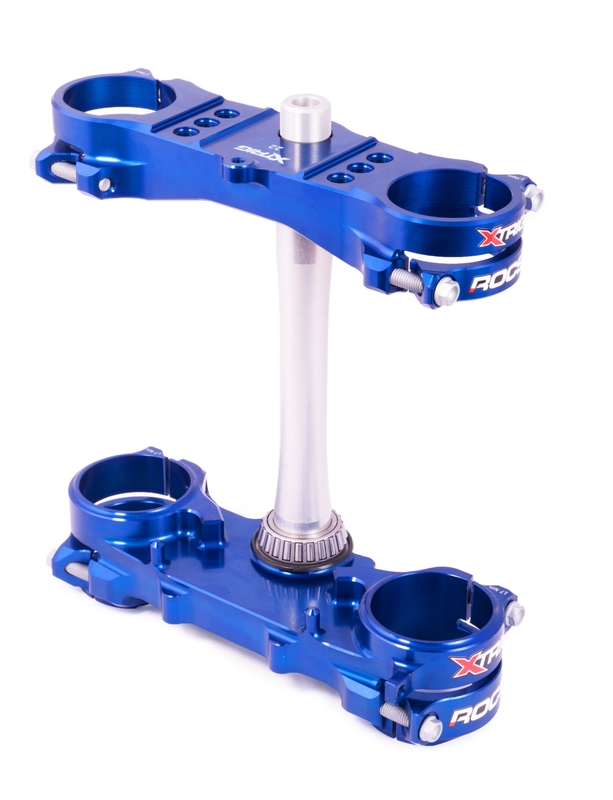 Obrázek produktu XTRIG ROCS Tech Triple Clamp Blue 25mm offset Yamaha YZ250 40201012