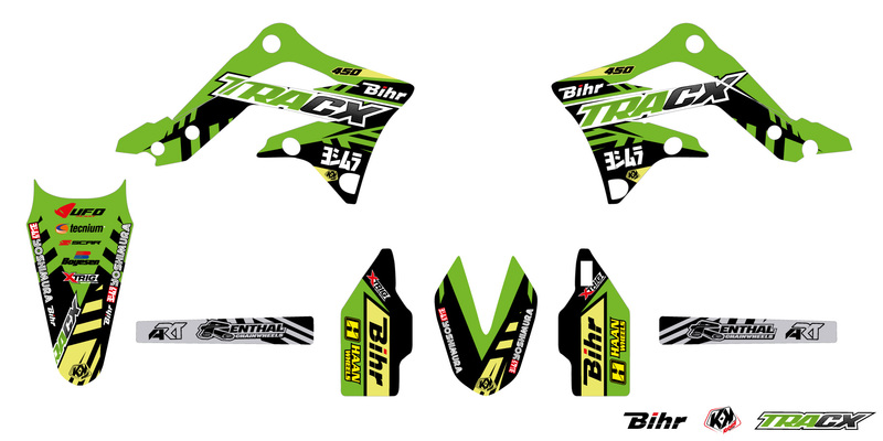 Obrázek produktu KUTVEK Tracx Graphic Kit Green Kawasaki KX450F 5KA1752783L