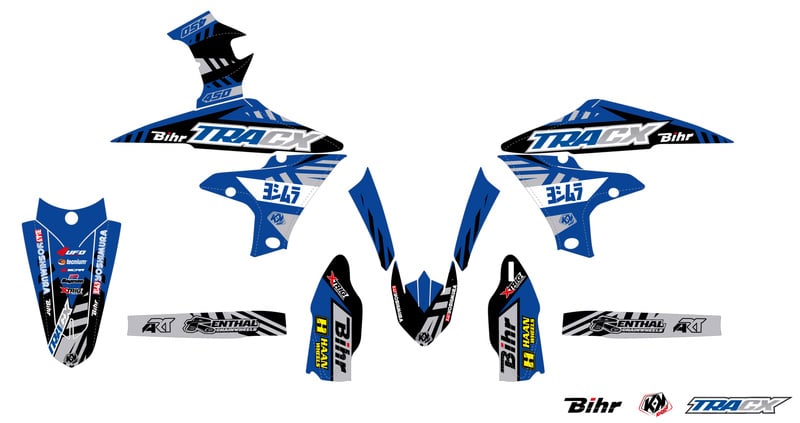 Obrázek produktu KUTVEK Tracx Graphic Kit Blue Yamaha YZ450F 5YA1757551L