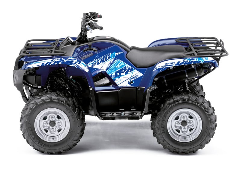 Obrázek produktu KUTVEK Sada grafiky rotorů modrá Yamaha Grizzly 550/700 9YA111521