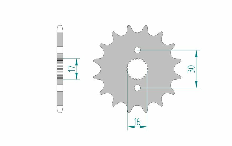 Obrázek produktu Ocelové samočisticí přední kolo AFAM 20105 - 520 20105+15