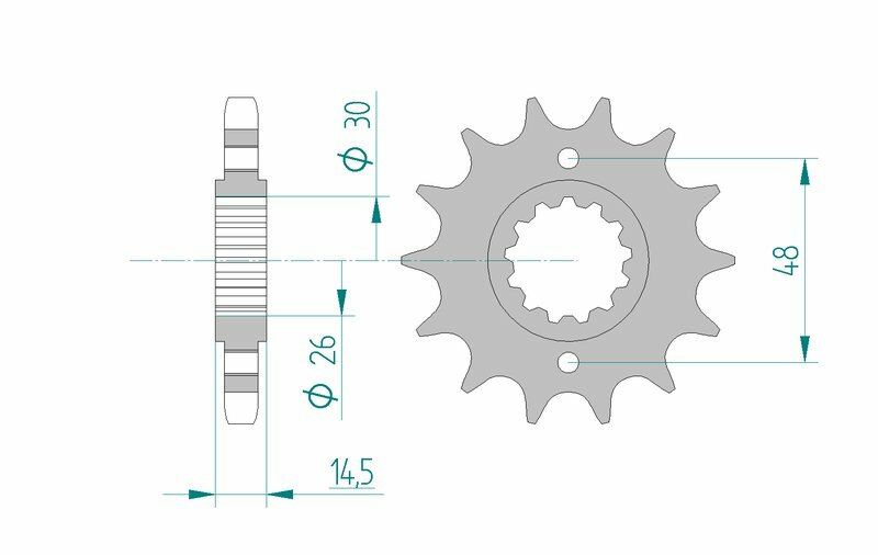 Obrázek produktu Ocelové standardní přední kolo AFAM 20602 - 530 20602-14