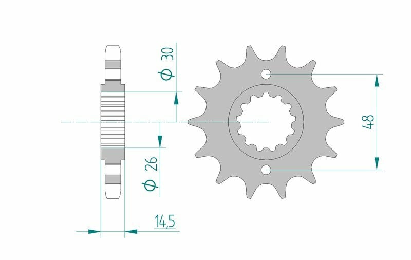 Obrázek produktu Ocelové standardní přední kolo AFAM 20602 - 530 20602-16