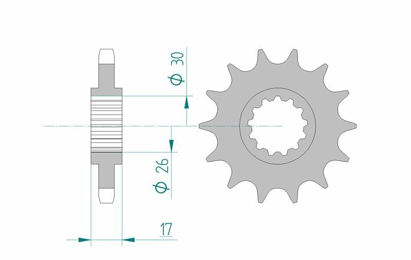 Obrázek produktu Ocelové standardní přední kolo AFAM 20603 - 530 20603-15