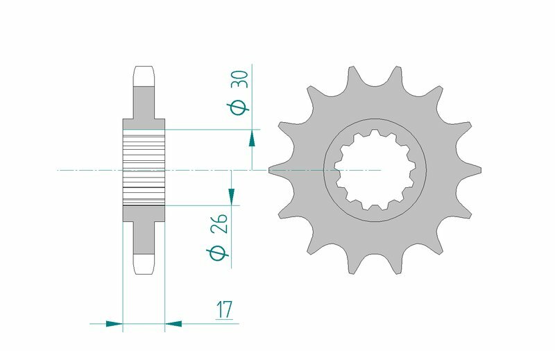 Obrázek produktu Ocelové standardní přední kolo AFAM 20603 - 530 20603-16