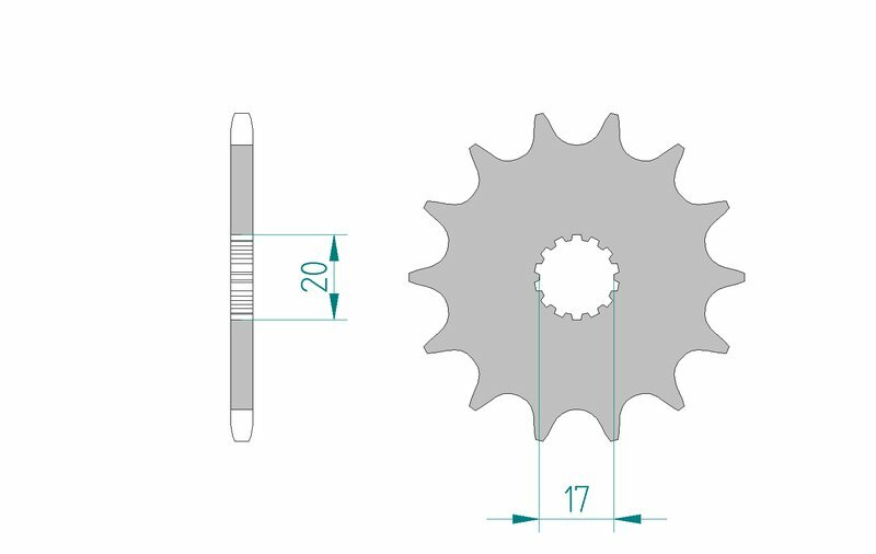 Obrázek produktu Ocelové samočisticí přední kolo AFAM 21203 - 520 21203+13