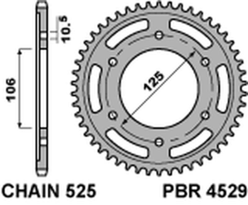 Obrázek produktu Hliníkové ultralehké zadní kolo PBR 4529 - 525 4529 48 L