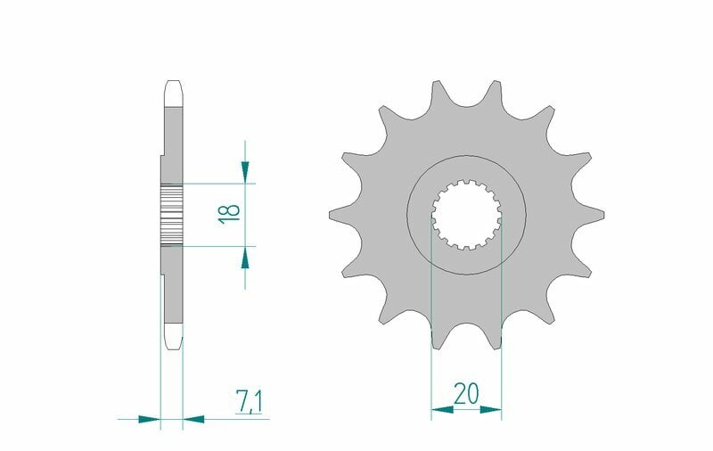 Obrázek produktu Ocelové samočisticí přední kolo AFAM 22203 - 520 22203+11