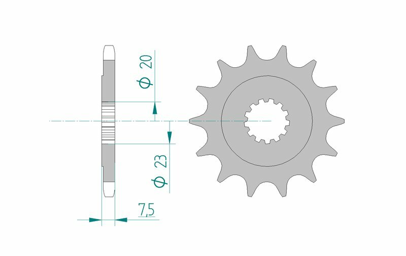 Obrázek produktu Ocelové standardní přední kolo AFAM 22401 - 520 22401-15