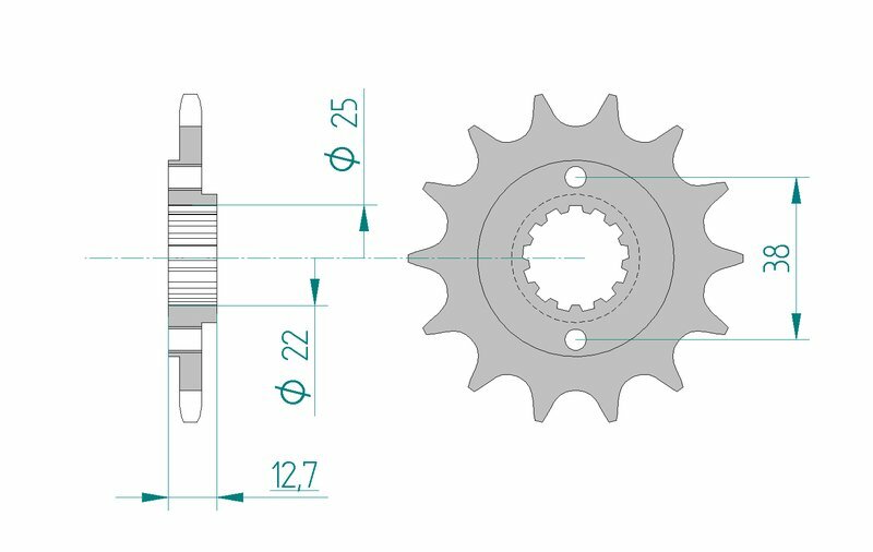 Obrázek produktu Ocelové standardní přední kolo AFAM 24505 - 520 24505-13