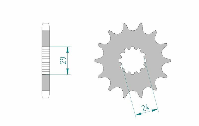 Obrázek produktu Ocelové standardní přední kolo AFAM 24601 - 530 24601-15