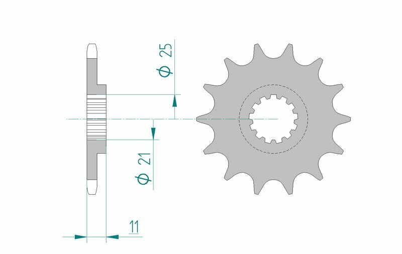 Obrázek produktu Ocelové standardní přední kolo AFAM 70600 - 520 70600-16