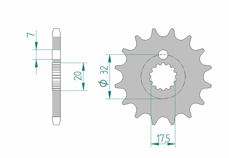 Obrázek produktu Ocelové standardní přední kolo AFAM 85200 - 428 85200-16